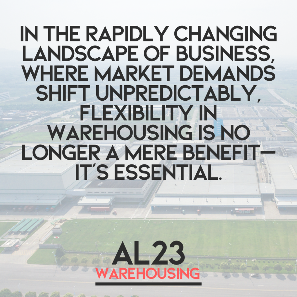 Flexible warehousing solutions