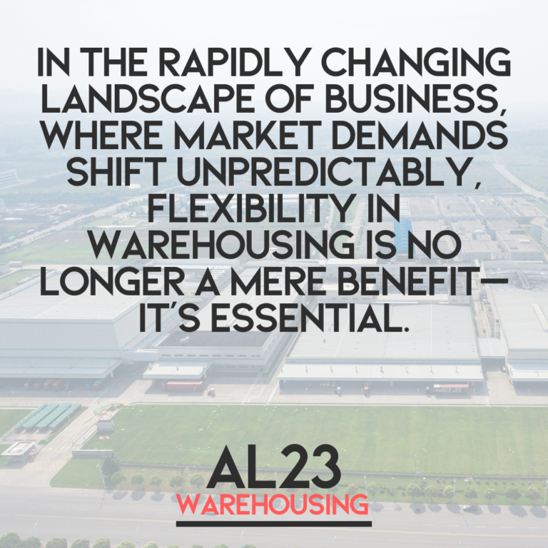 Flexible warehousing solutions